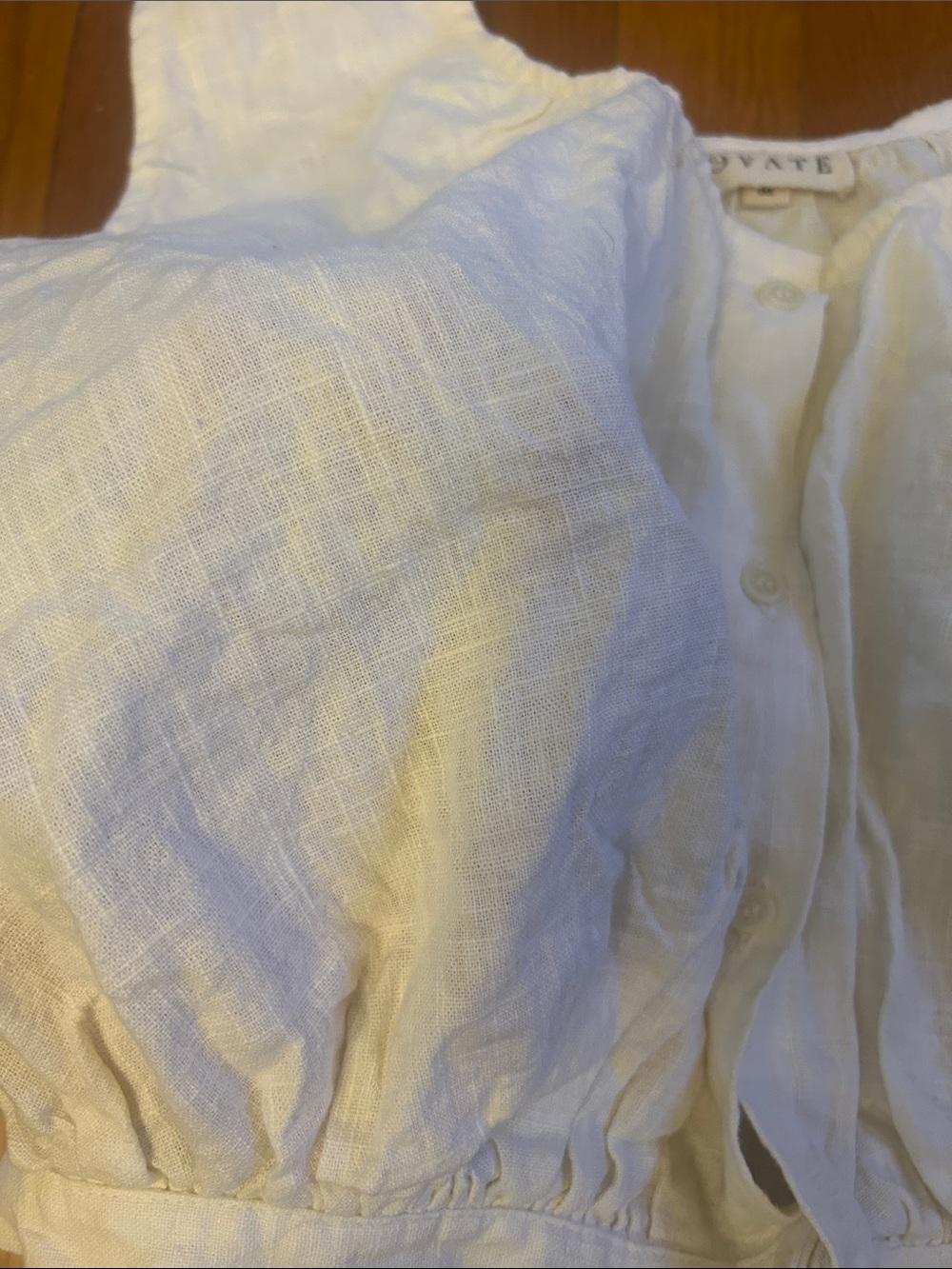 Ovate white salt viola top medium - Picture 5 of 6